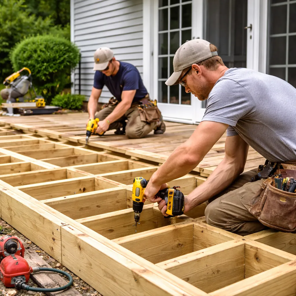 Framing Decks & Patios in Bellows Falls, VT