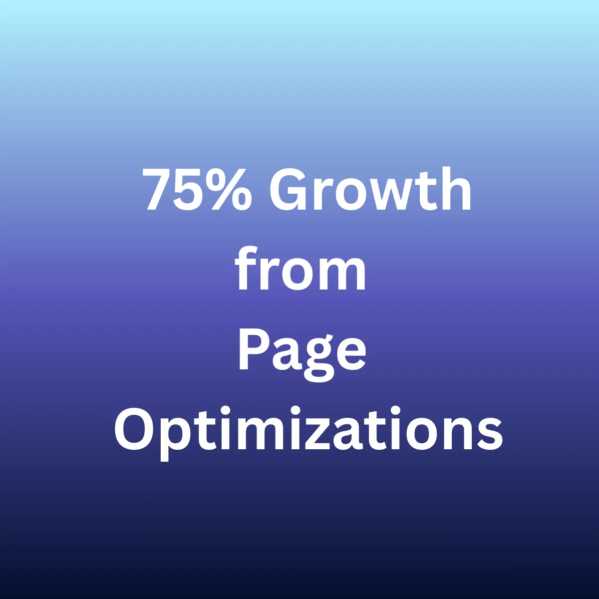 75% Reenue Growth