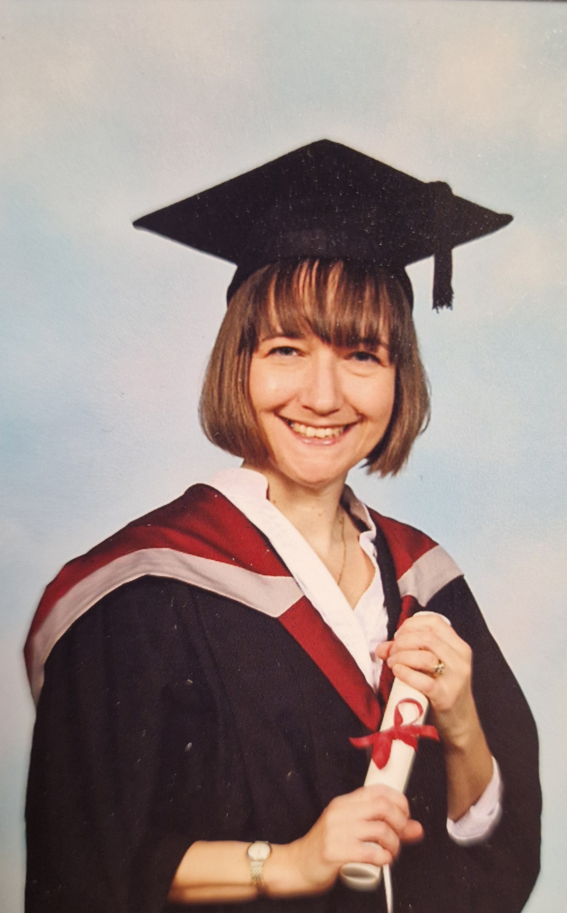Photo of Jo Oakley at her MSc Graduation