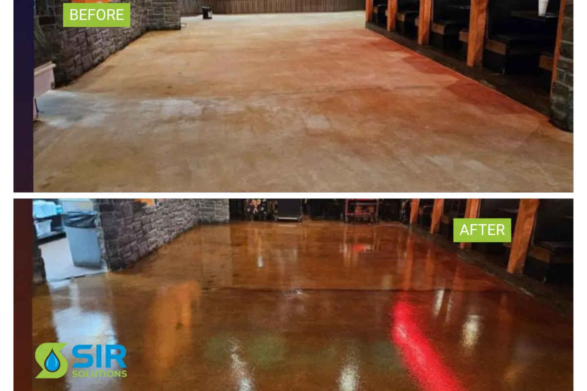 a person standing on a treadmill