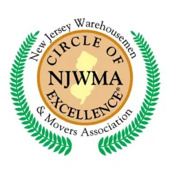 New Jersey Warehousemen and Movers Association Circle of Excellence Award logo
