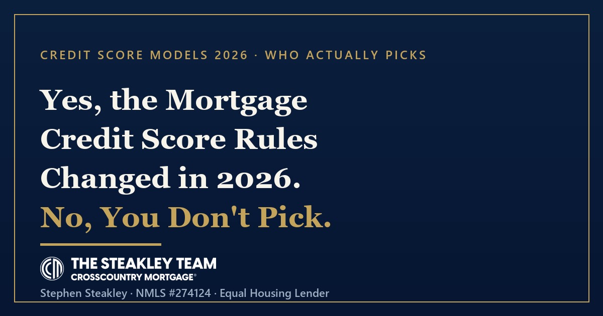 The 2026 Credit Score Change: What Actually Happened — and Why You Still Don't Get to Pick Your Score