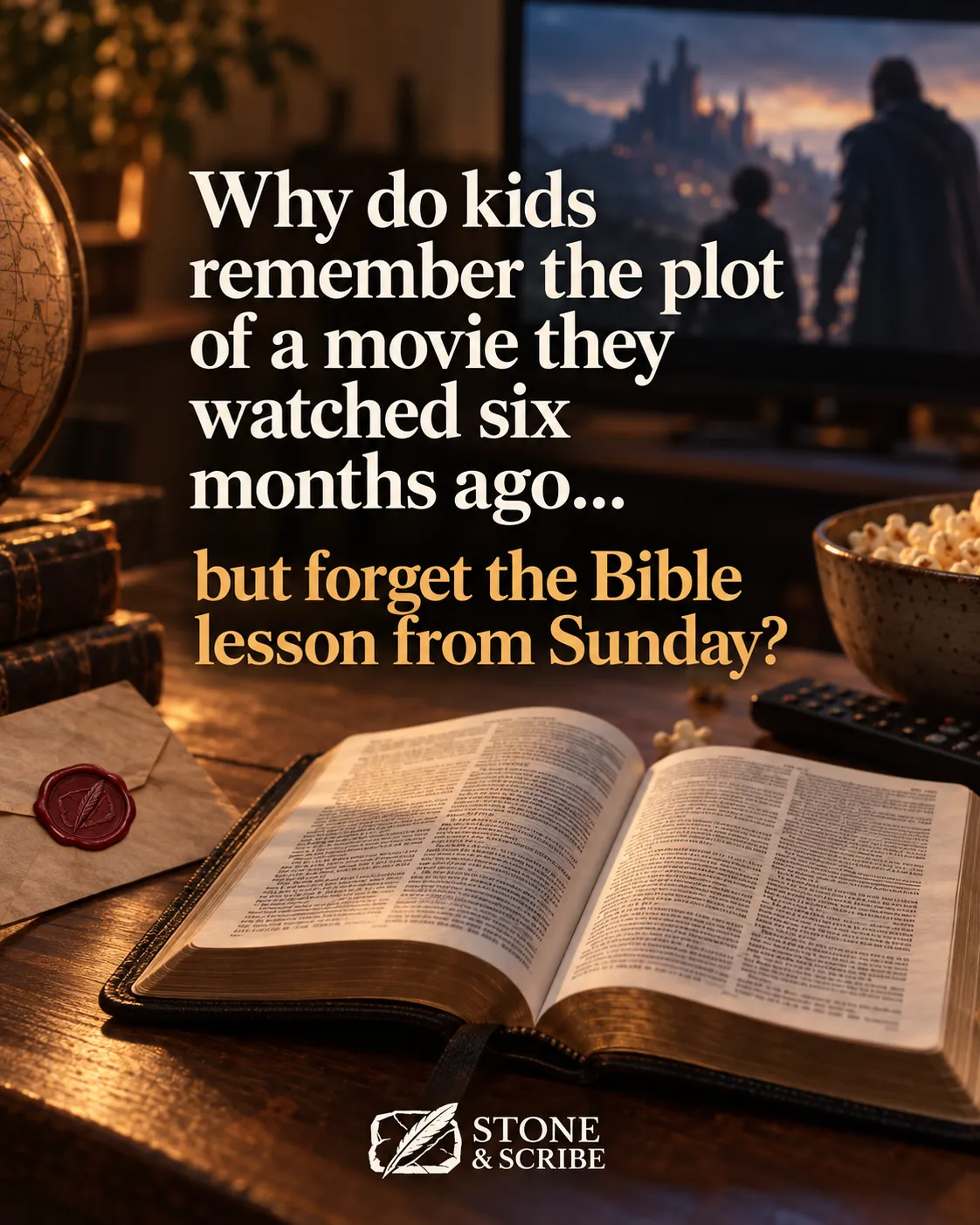 Why Kids Remember Movies but Forget Sunday Bible Lessons