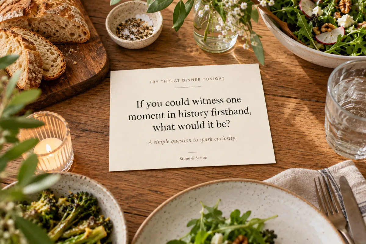 One Question to Spark Curiosity at the Dinner Table Tonight