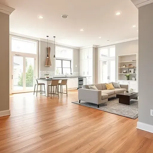 Completed home remodeling interior in West Chester Township, OH showcasing modern design and stylish decor.