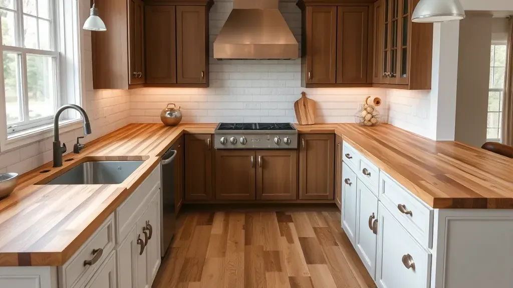 Butcher Block Countertops projects in West Chester Township OH showcasing beautiful kitchen designs and craftsmanship