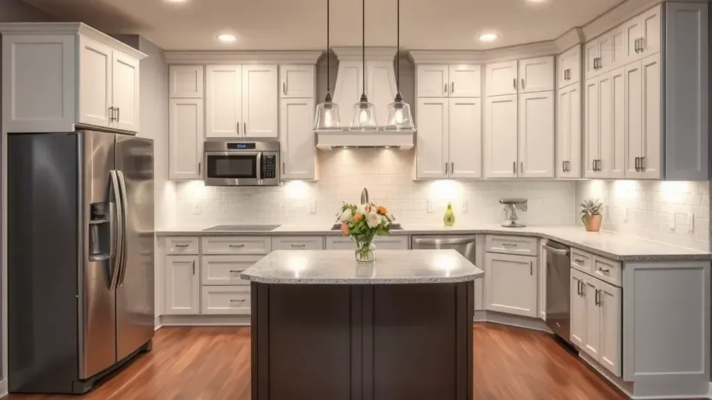 Kitchen Cabinet Refacing projects in West Chester Township OH showcasing before and after transformations