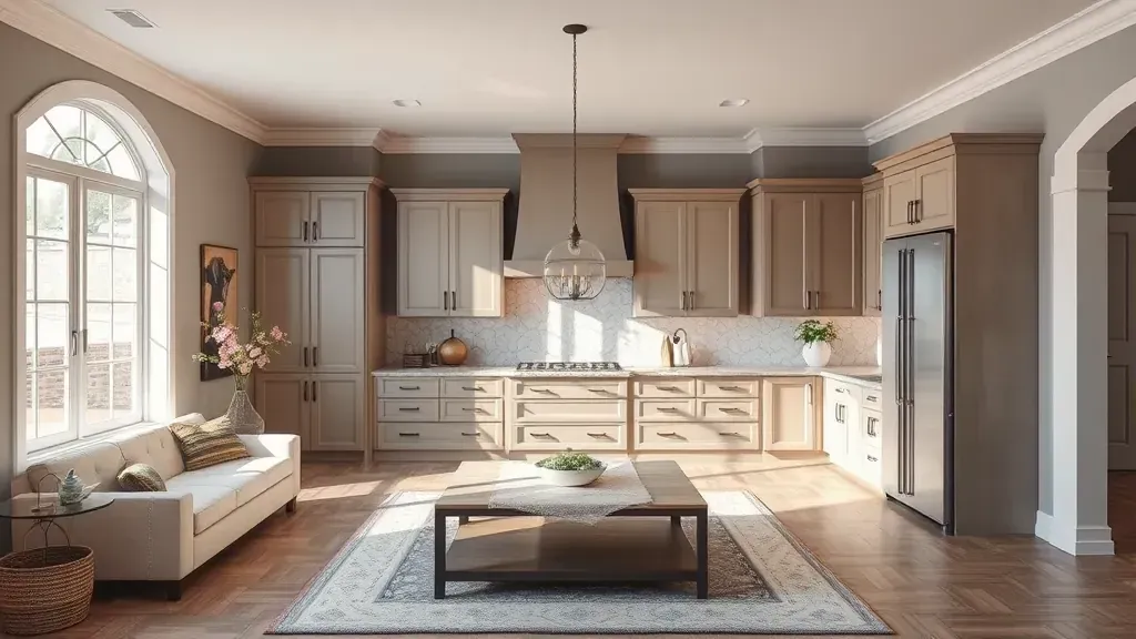 Remodeling in Blue Ash, OH featuring modern design and open floor plan.