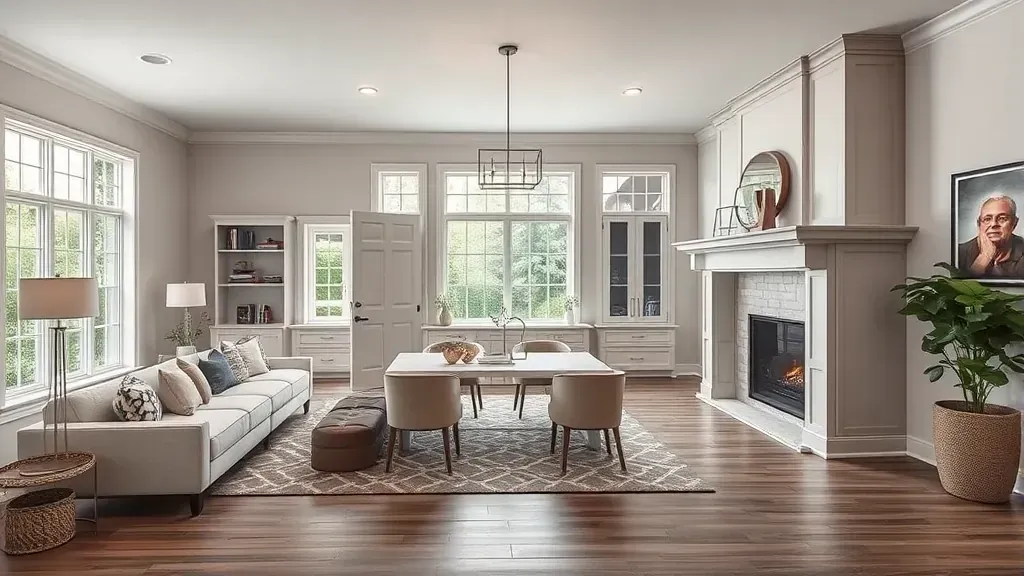 Remodeling in Franklin, OH showcasing a modern kitchen with sleek designs and bright decor.