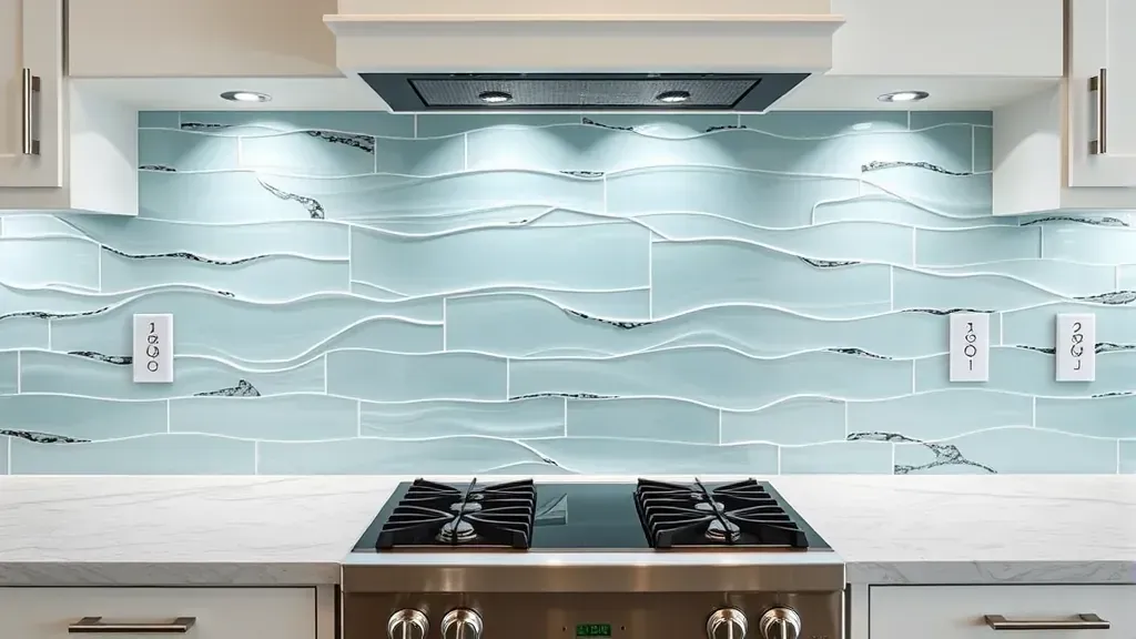 Glass Backsplashes projects in West Chester Township OH showcasing modern kitchen designs and aesthetics