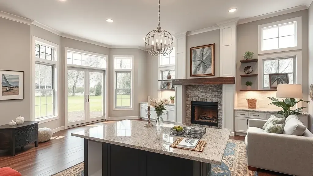 Remodeling in Lebanon, OH showcasing a modern kitchen renovation.