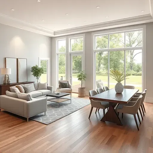 Beautifully remodeled living room in Deer Park, OH, featuring modern decor, ample natural light, and inviting spaces.