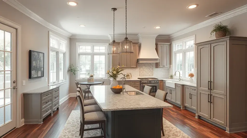 Remodeling in Monroe, OH with modern design and stylish finishes in a cozy living room setting.