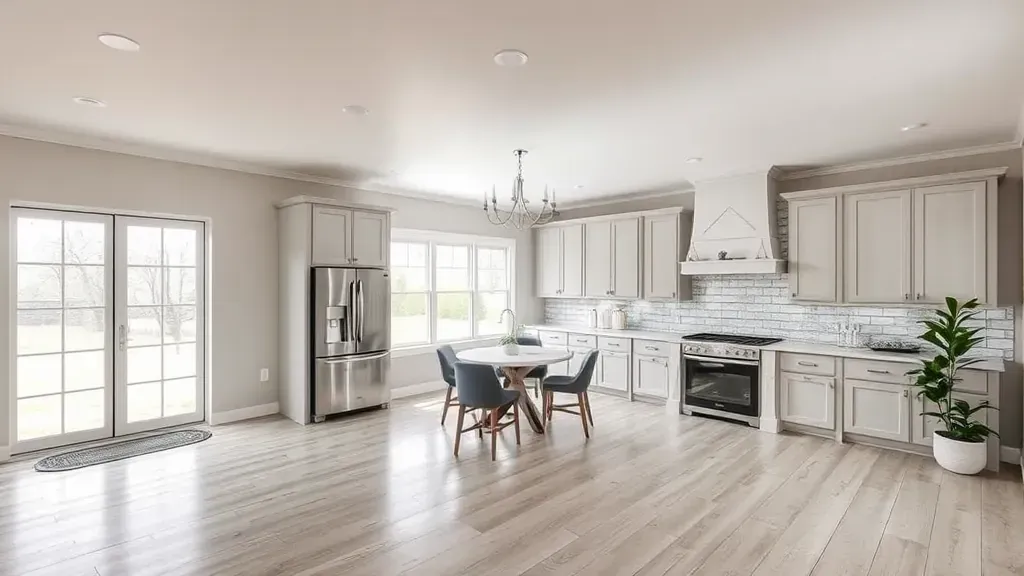 Remodeling in Deer Park, OH featuring a modern kitchen and stylish living area makeover.