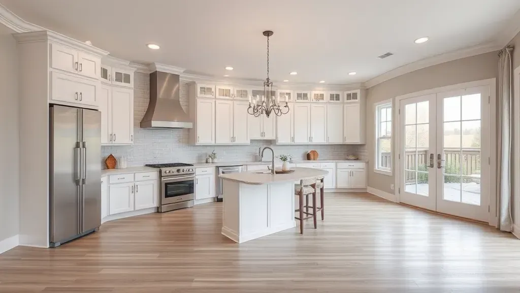 Remodeling in Mason, OH showcasing a modern kitchen with new appliances and stylish decor.