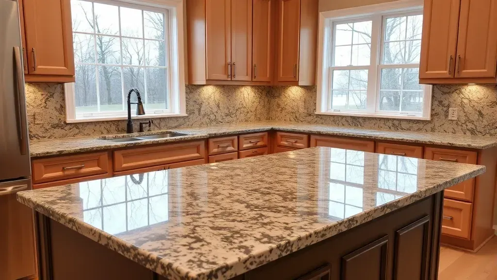 Granite countertops projects showcasing modern designs in West Chester Township, OH