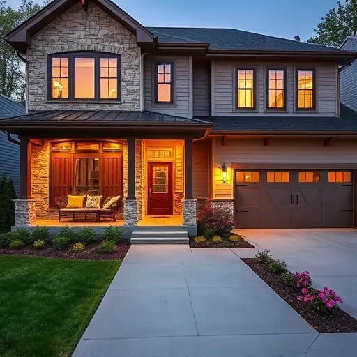 Completed home remodeling interior in West Chester Township OH showcasing modern design and elegant finishes.