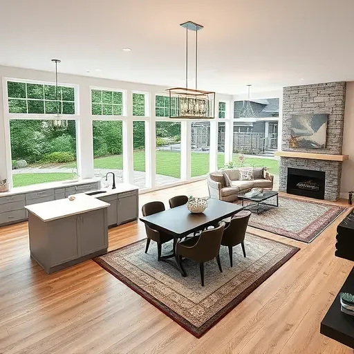 Completed home remodeling in West Chester Township, OH featuring modern design and stylish interior spaces.