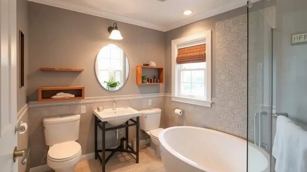 Bathroom plumbing upgrades projects in West Chester Township OH showcasing modern fixtures and installations