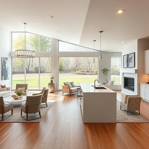 Remodeled interior of a home in West Chester Township, OH showcasing modern design and elegant finishes.