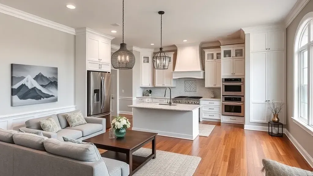 Completed remodeling project in West Chester Township, OH showcasing modern design and elegant finishes.