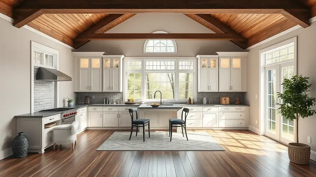 Remodeling in Forest Park, OH showcasing modern kitchen design and aesthetics.