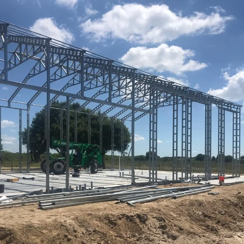 Foundation for metal building
