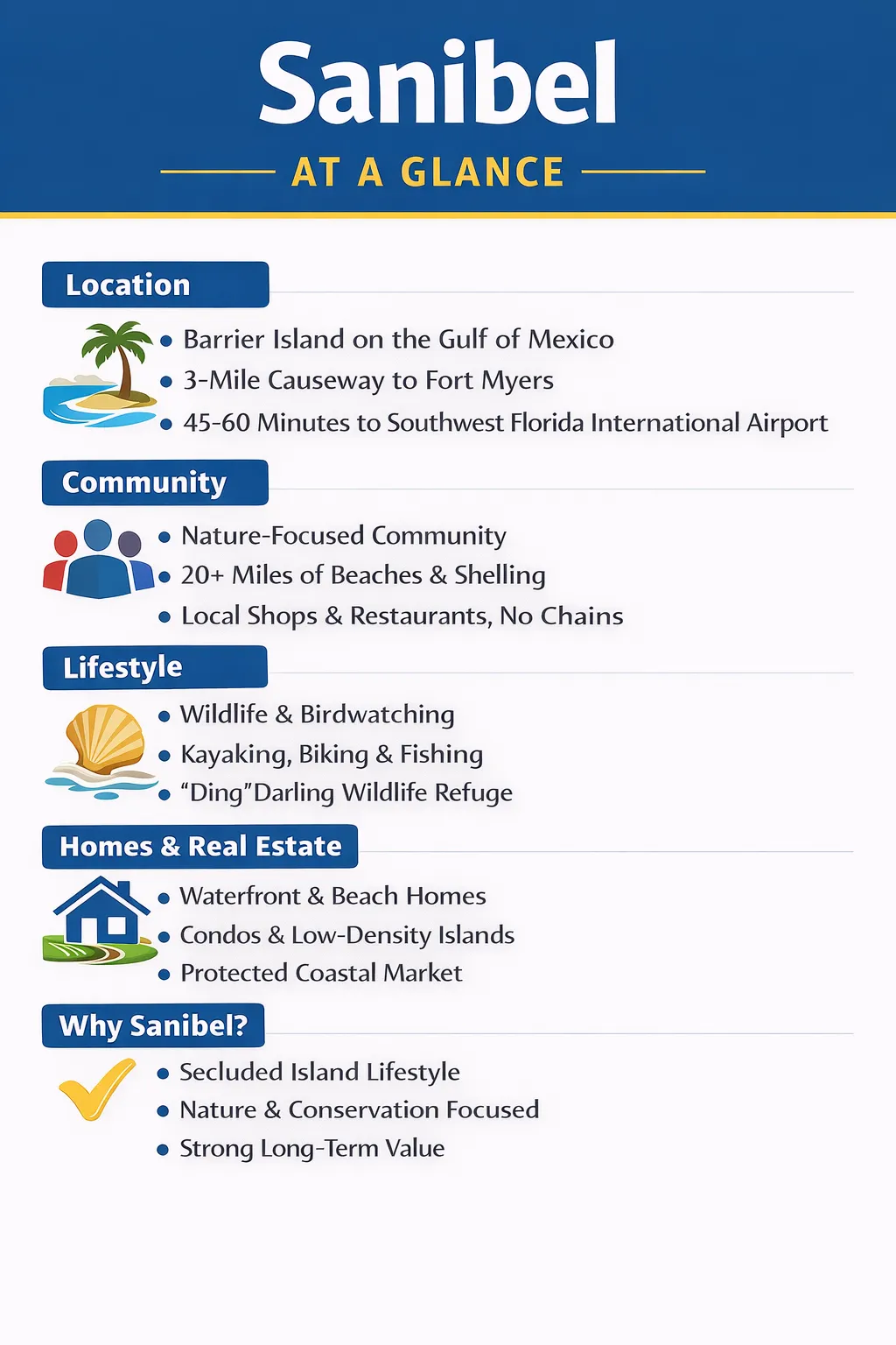 Fort Myers at a Glance - info-graphic