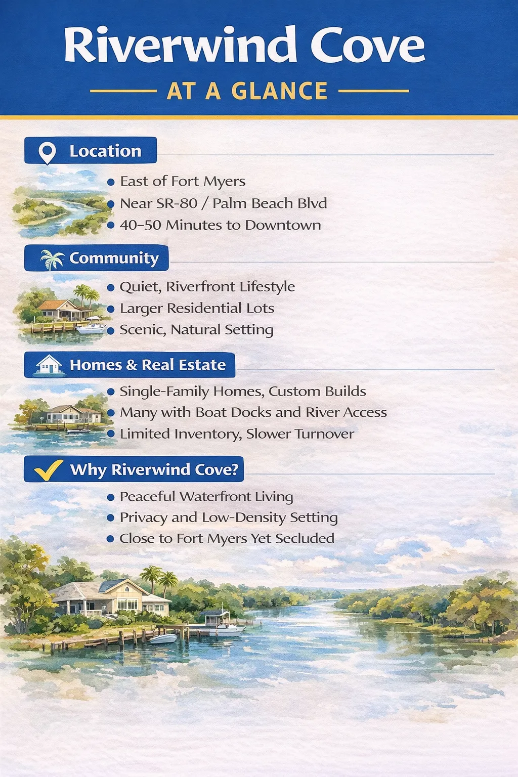 Buckingham Area, Ft Myers at a Glance - info-graphic