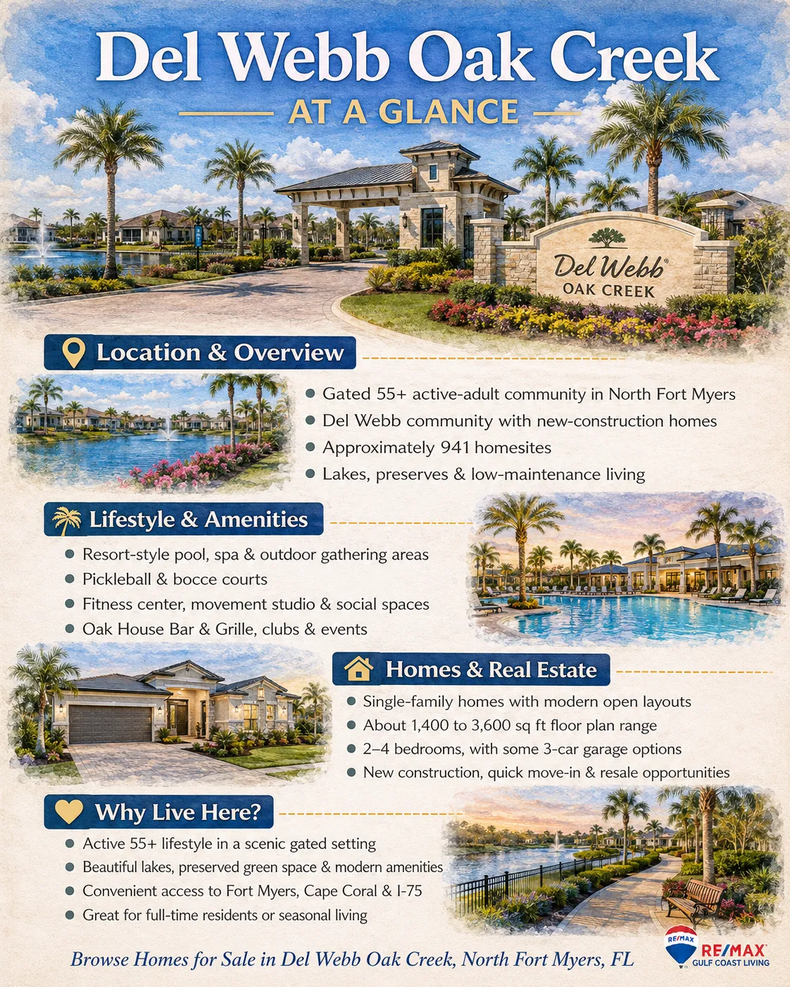 Buckingham Area, Ft Myers at a Glance - info-graphic