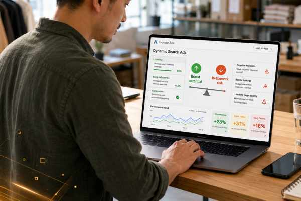Dynamic Search Ads for E-Commerce: Boost or Bottleneck?