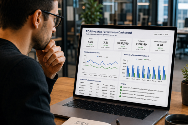 ROAS vs MER: What to Optimize (and Why ROAS Misleads)