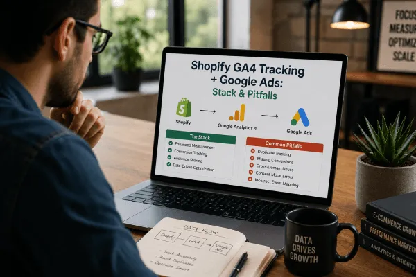 Shopify GA4 Tracking + Google Ads: Stack & Pitfalls