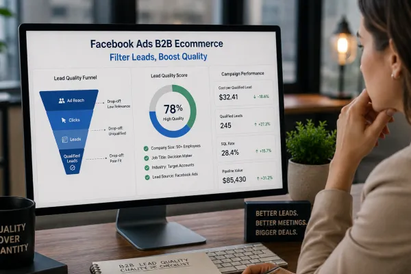 Facebook Ads B2B Ecommerce: Filter Leads, Boost Quality