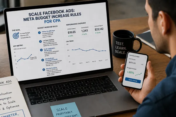 Scale Facebook Ads: Meta Budget Increase Rules for CPA