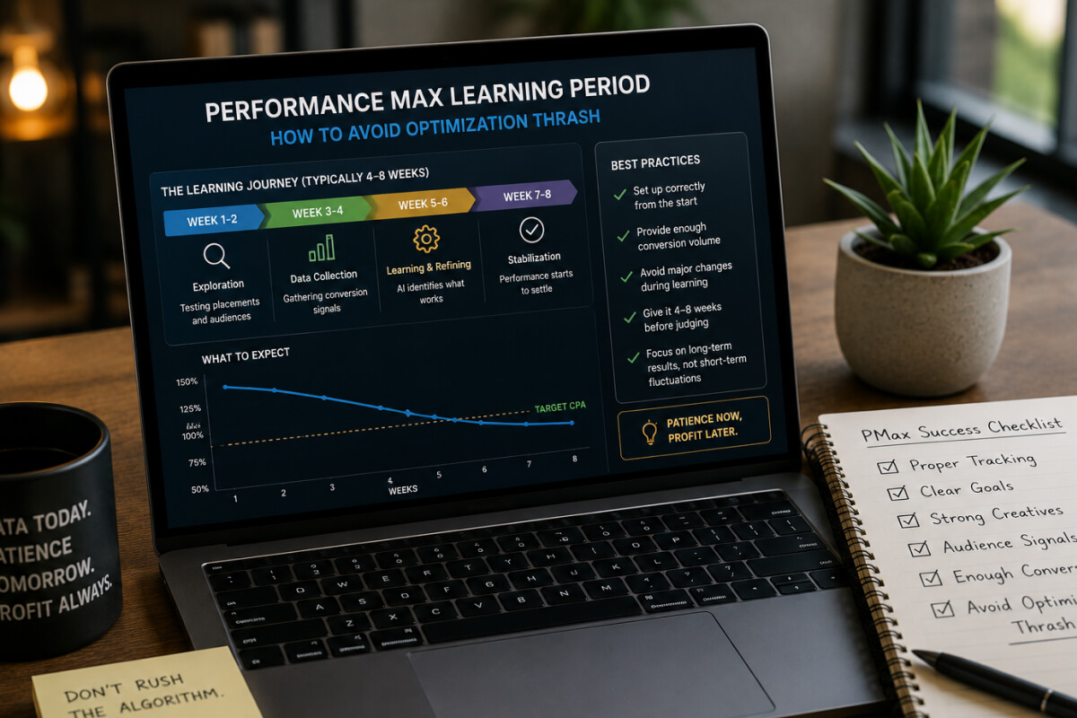 Performance Max Learning Period: How to Avoid Optimization Thrash