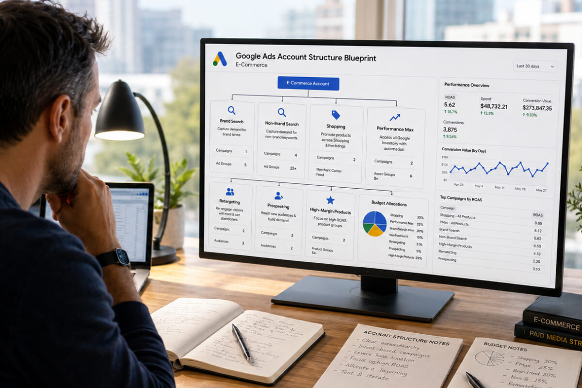 Google Ads Account Structure Blueprint for E-Commerce