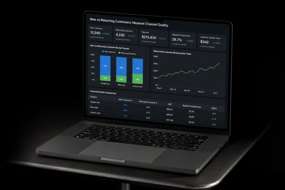 New vs Returning Customers: Measure Channel Quality