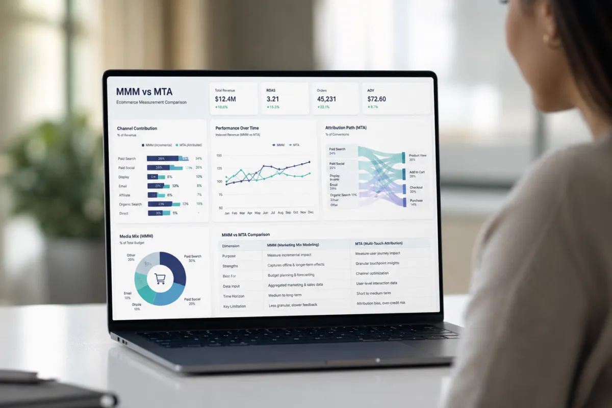 Marketing Mix Modeling vs Multi-Touch Attribution: What You Actually Need for Ecommerce Measurement in 2026