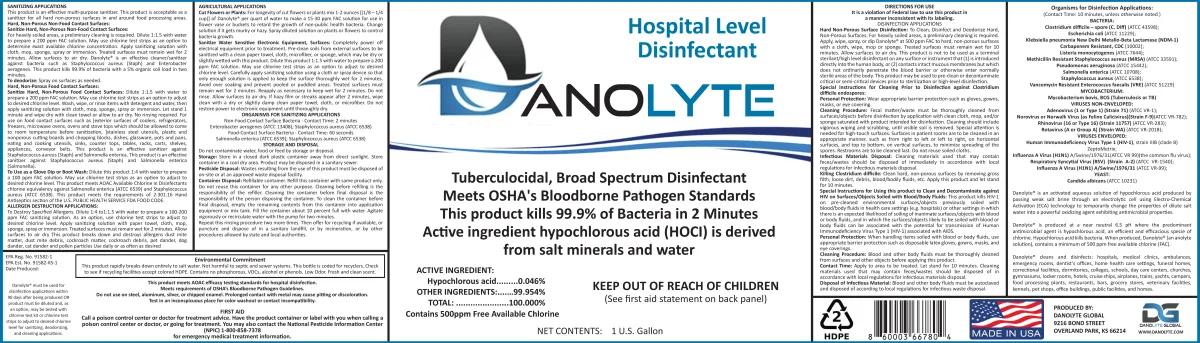 alt="Danolyte Hospital Level Disinfectant — EPA label download and product compliance information"