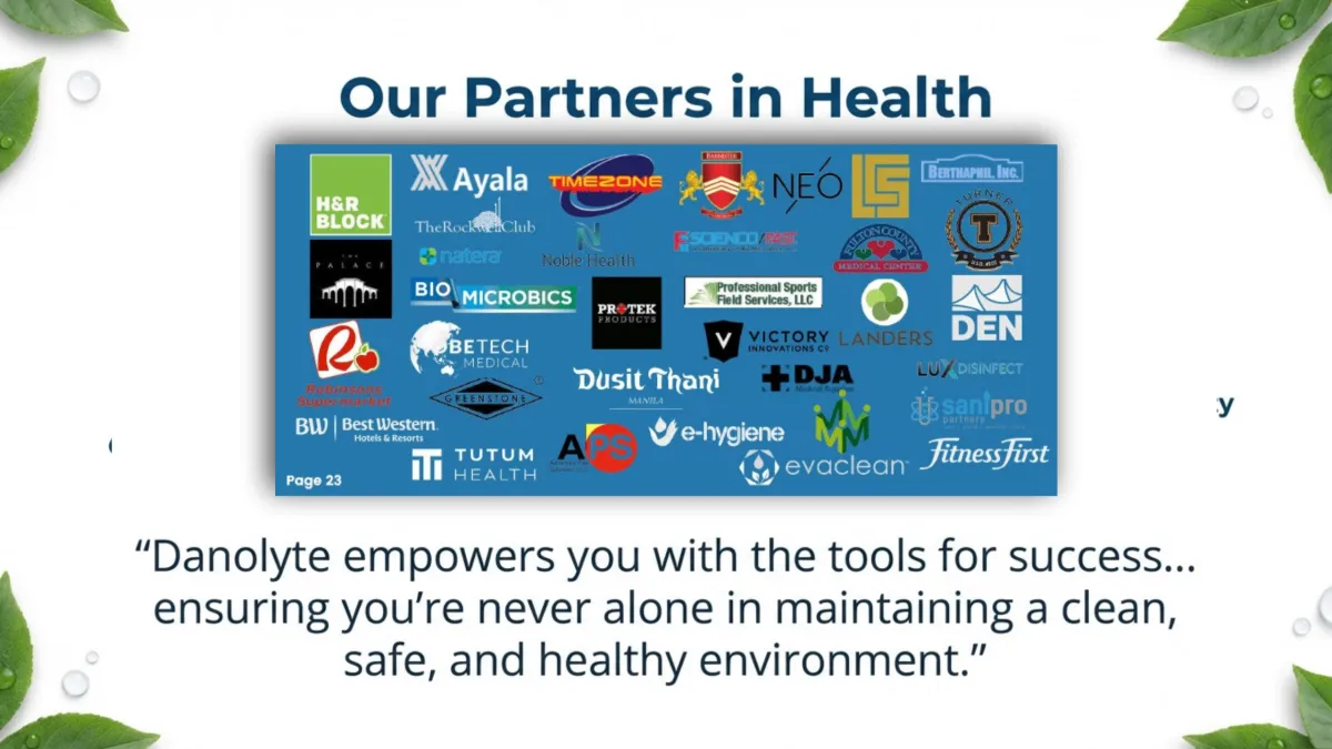 alt="Why Danolyte — EPA registered, food-contact safe, eco-friendly, fast shipping, and expert customer support"