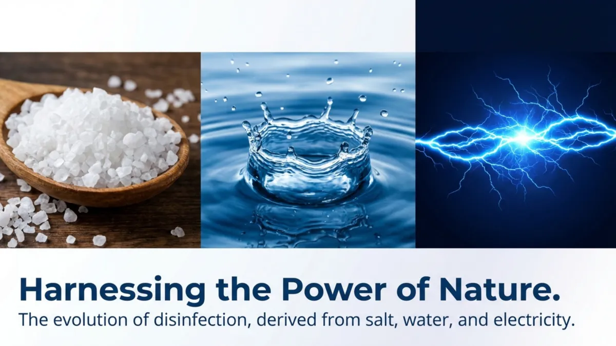 alt="Hospital-grade power, food-grade safety — EPA-approved disinfectant protection without harsh chemicals" 