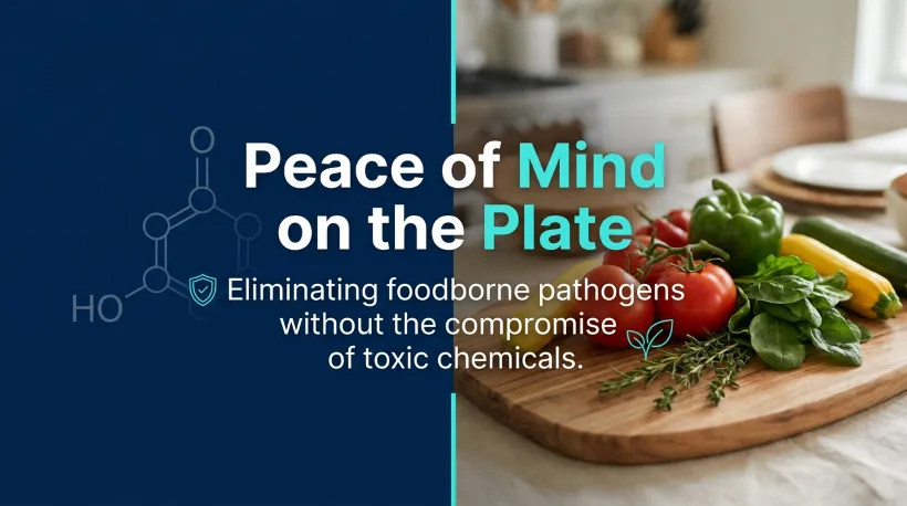 Danolyte Disinfectant Peace of mind on the plate