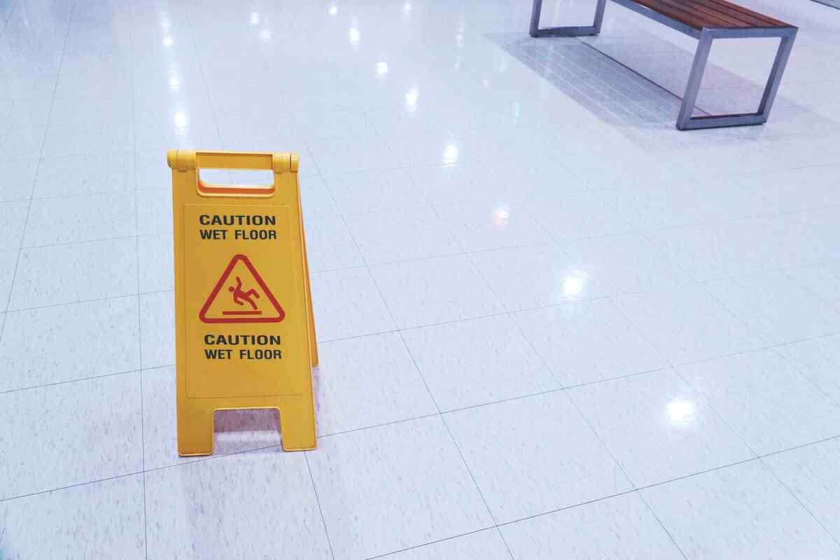 Why Your Floors Become Slippery When Wet