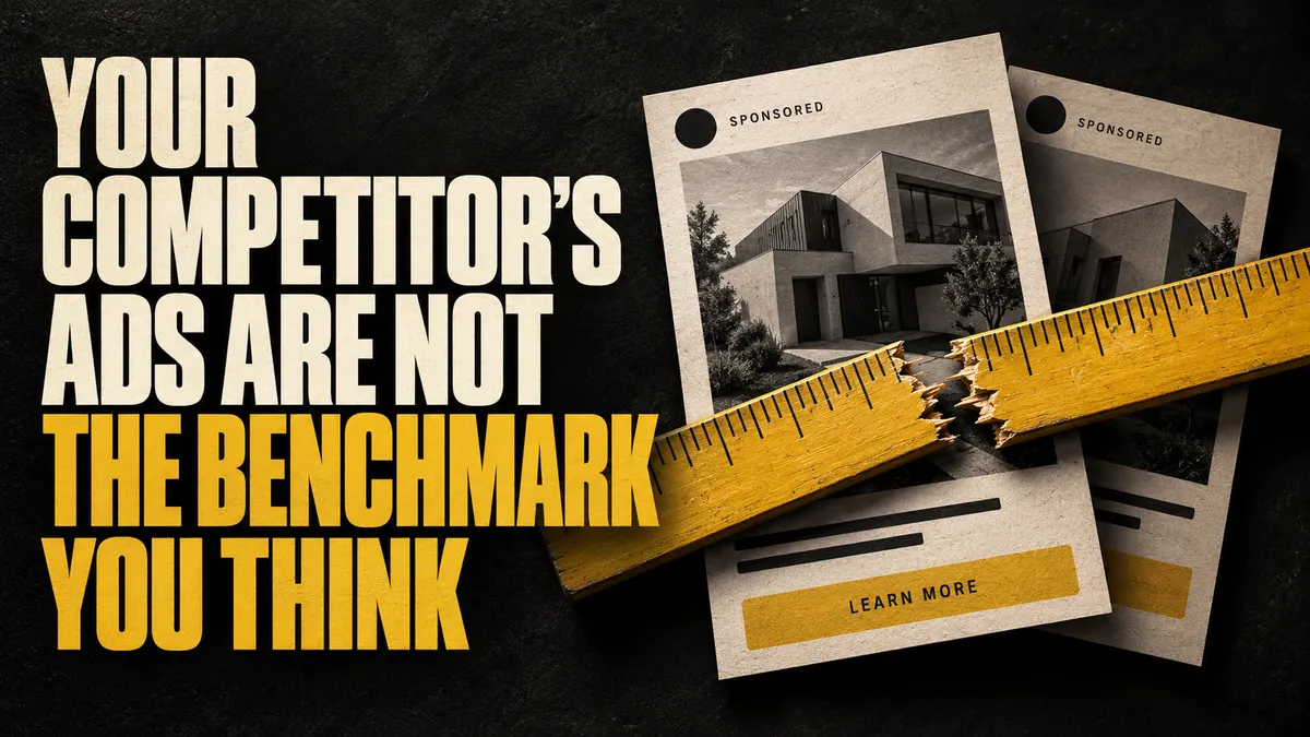 Your competitor's ads are not the benchmark you think