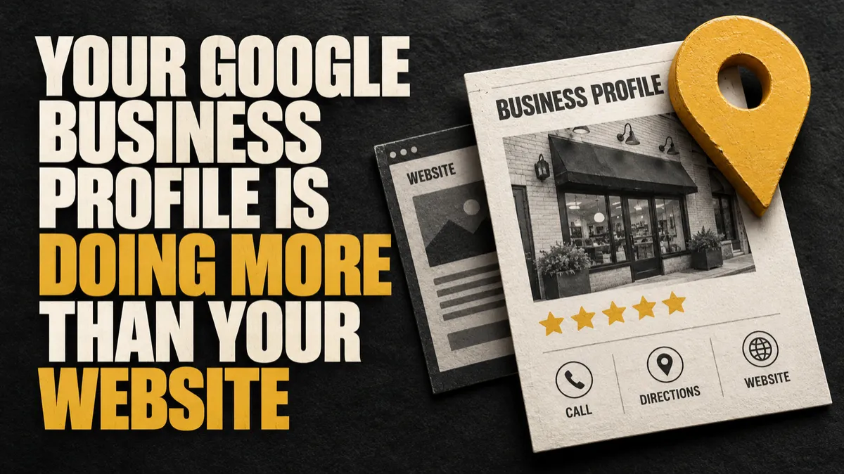 Your Google Business Profile is doing more than your website