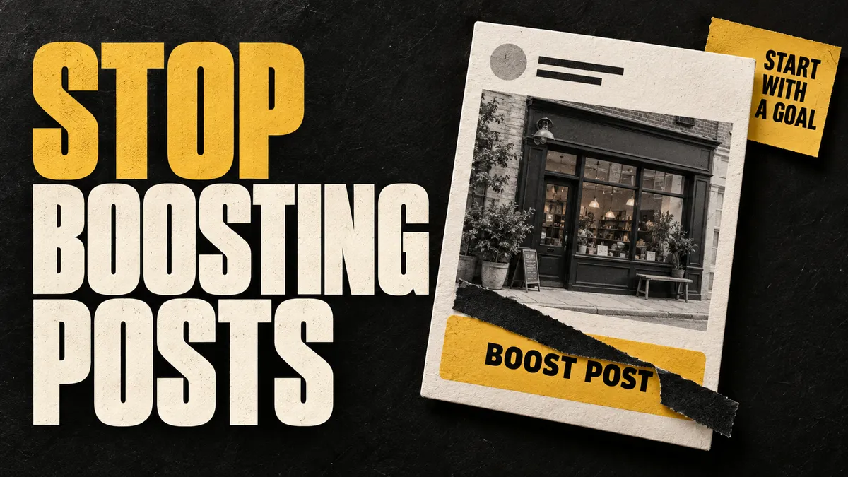 Stop boosting posts
