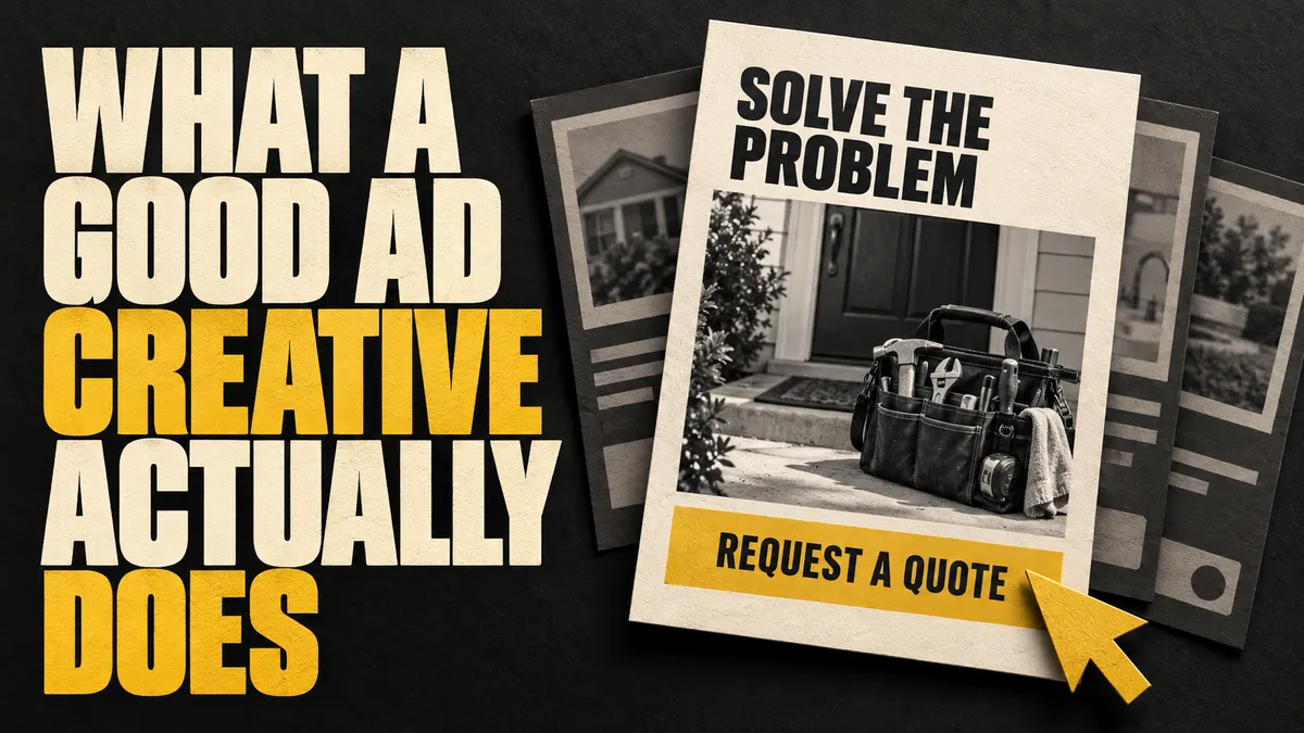 What a good ad creative actually does