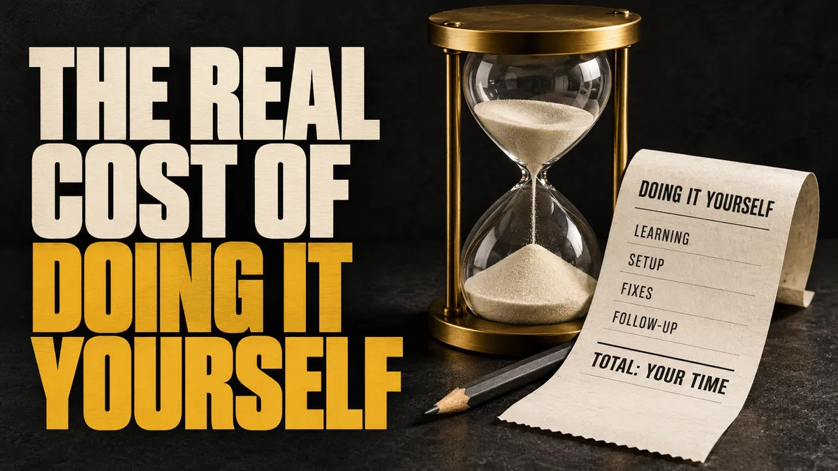 The real cost of doing it yourself