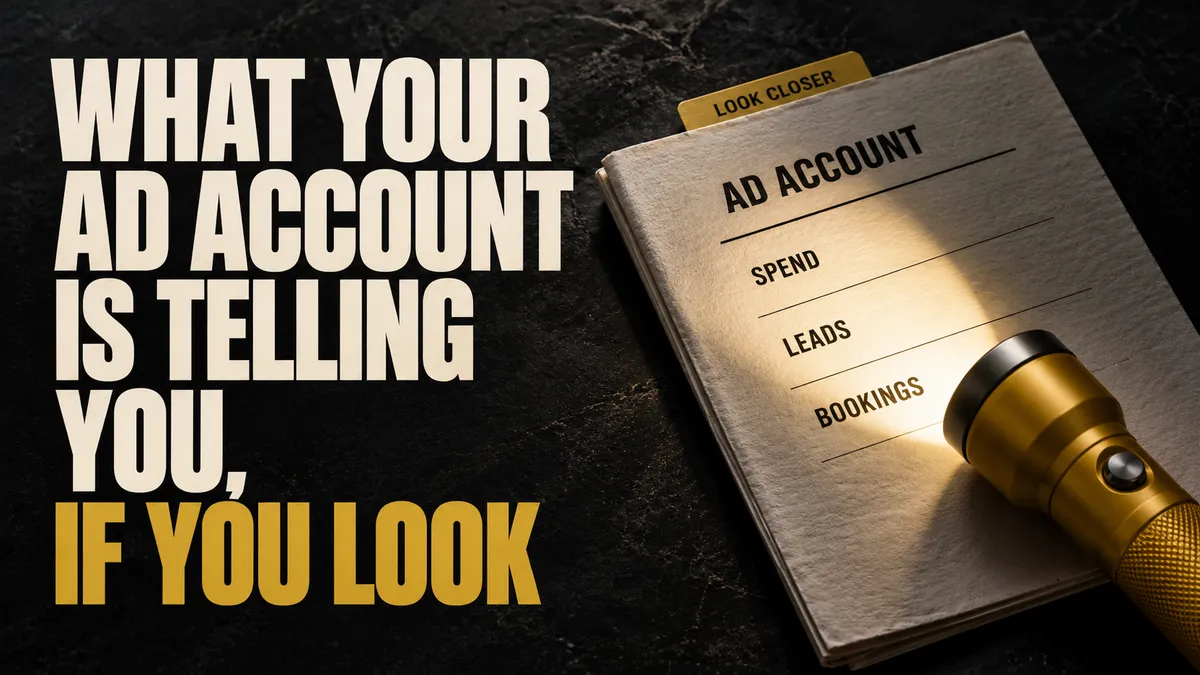 What your ad account is telling you, if you look